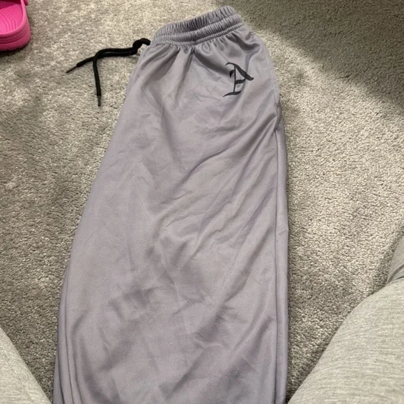 Blue Ribbed Pants - Picture 5 of 6